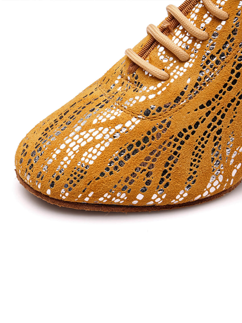 Orange Highlights Modern Ballroom Practice Shoes