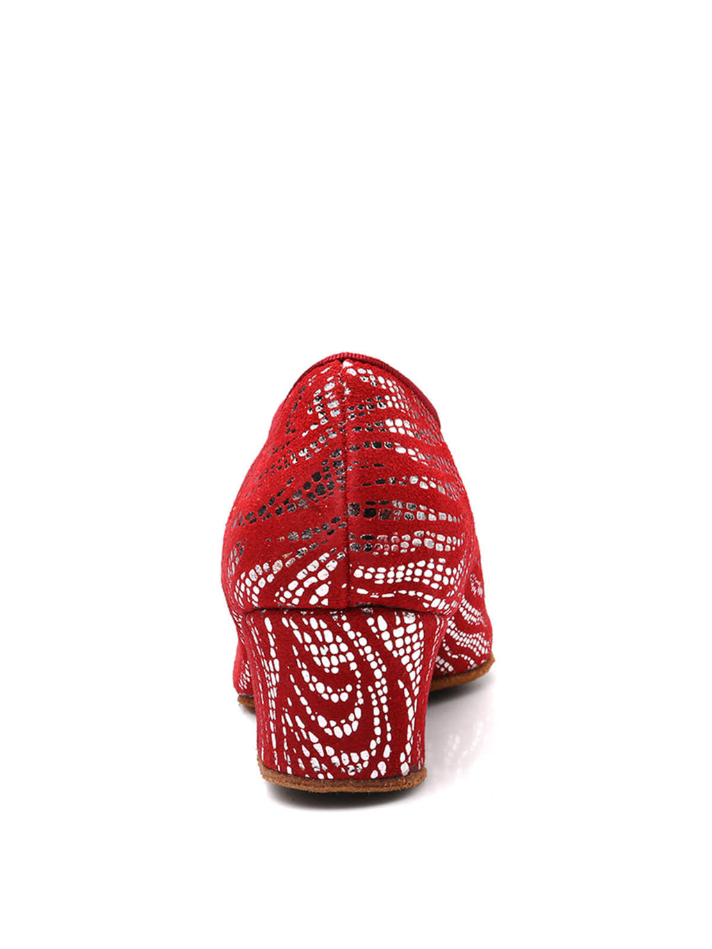Red Highlights Modern Ballroom Practice Shoes