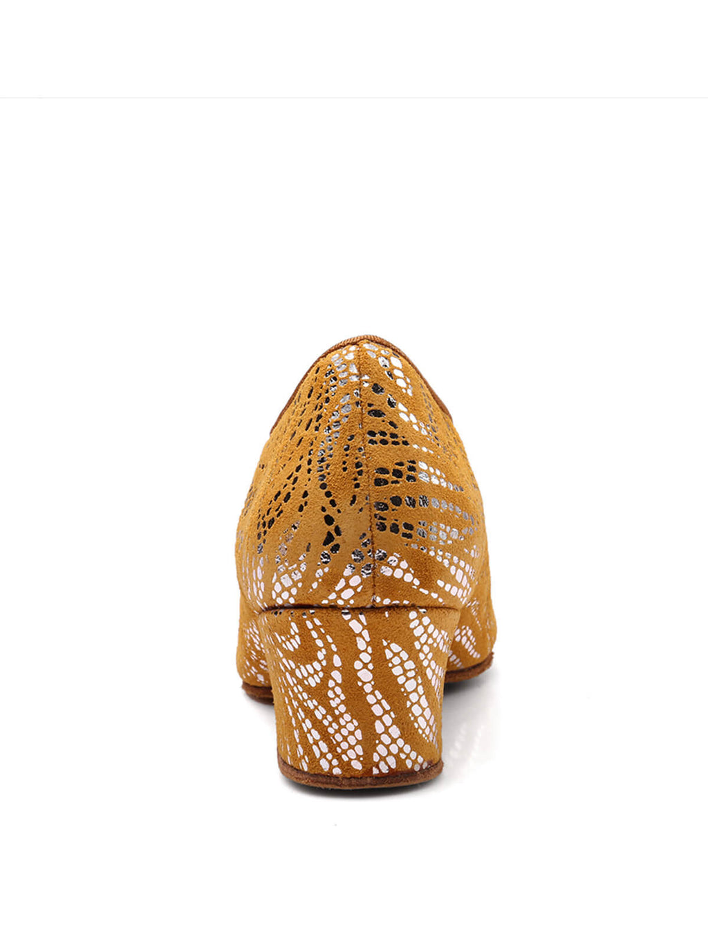 Orange Highlights Modern Ballroom Practice Shoes