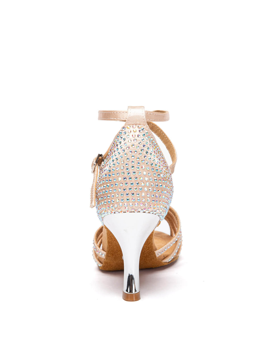 Apricot Rhinestone Latin Tango shoes