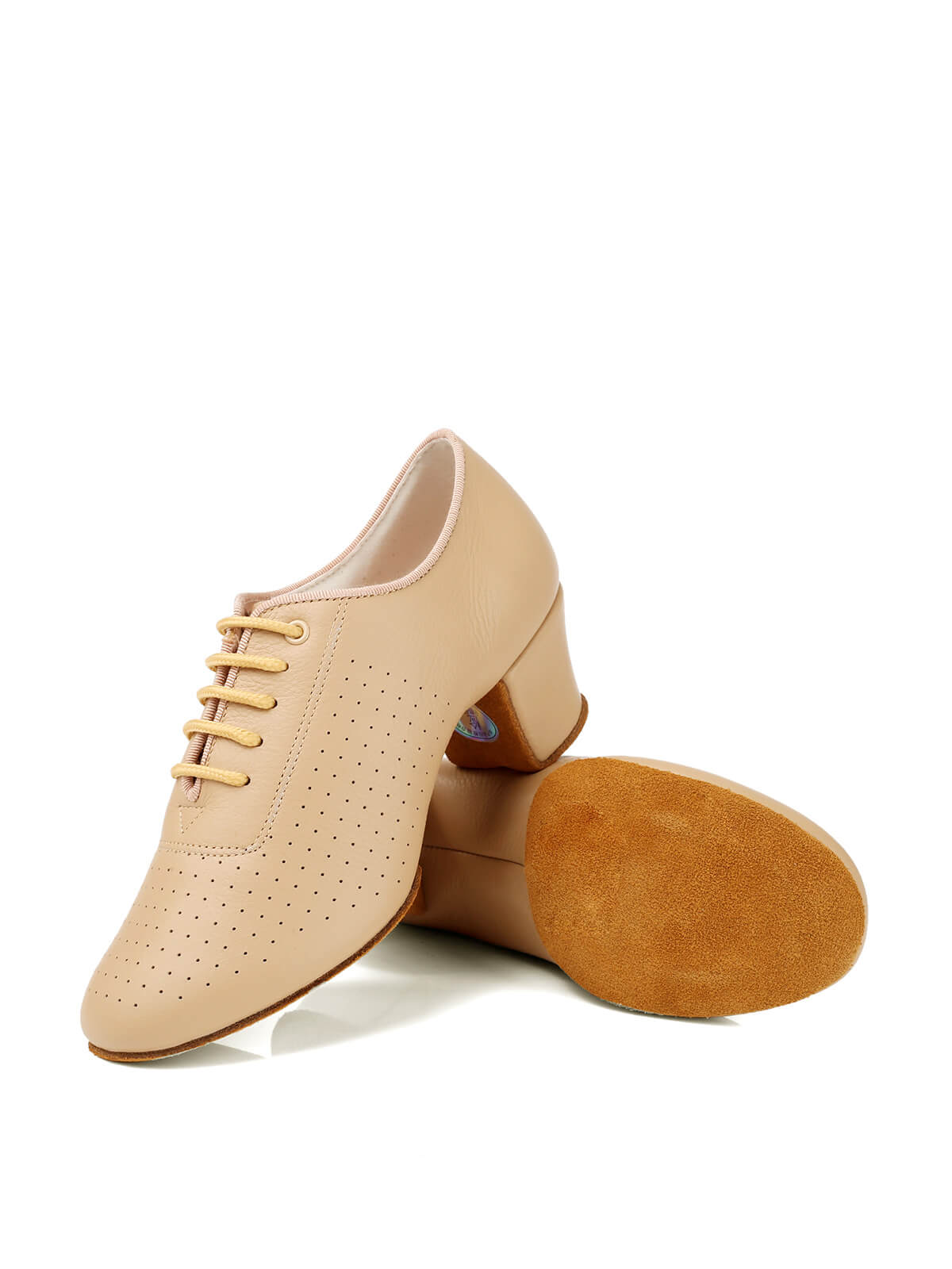 Chaussures à talons Abricot pour danse de salon latine
