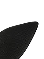 Black Matte Pointed-Toe Knee-High Boots