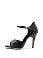 Black Patent Leather Tango Stiletto High Heels