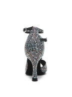 Black Rhinestone Latin Ballroom Dance Shoes