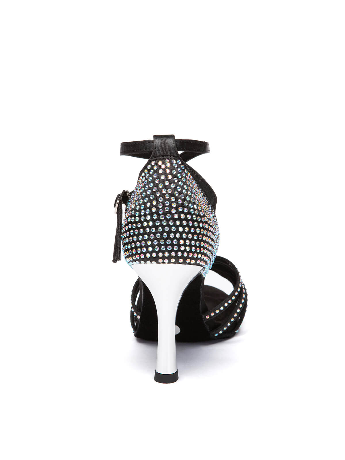 Black Rhinestone Latin Tango shoes