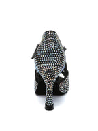 Black Rhinestone Women's Latin Dance Shoes