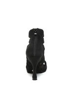 Black Suede Upper Dance Boots