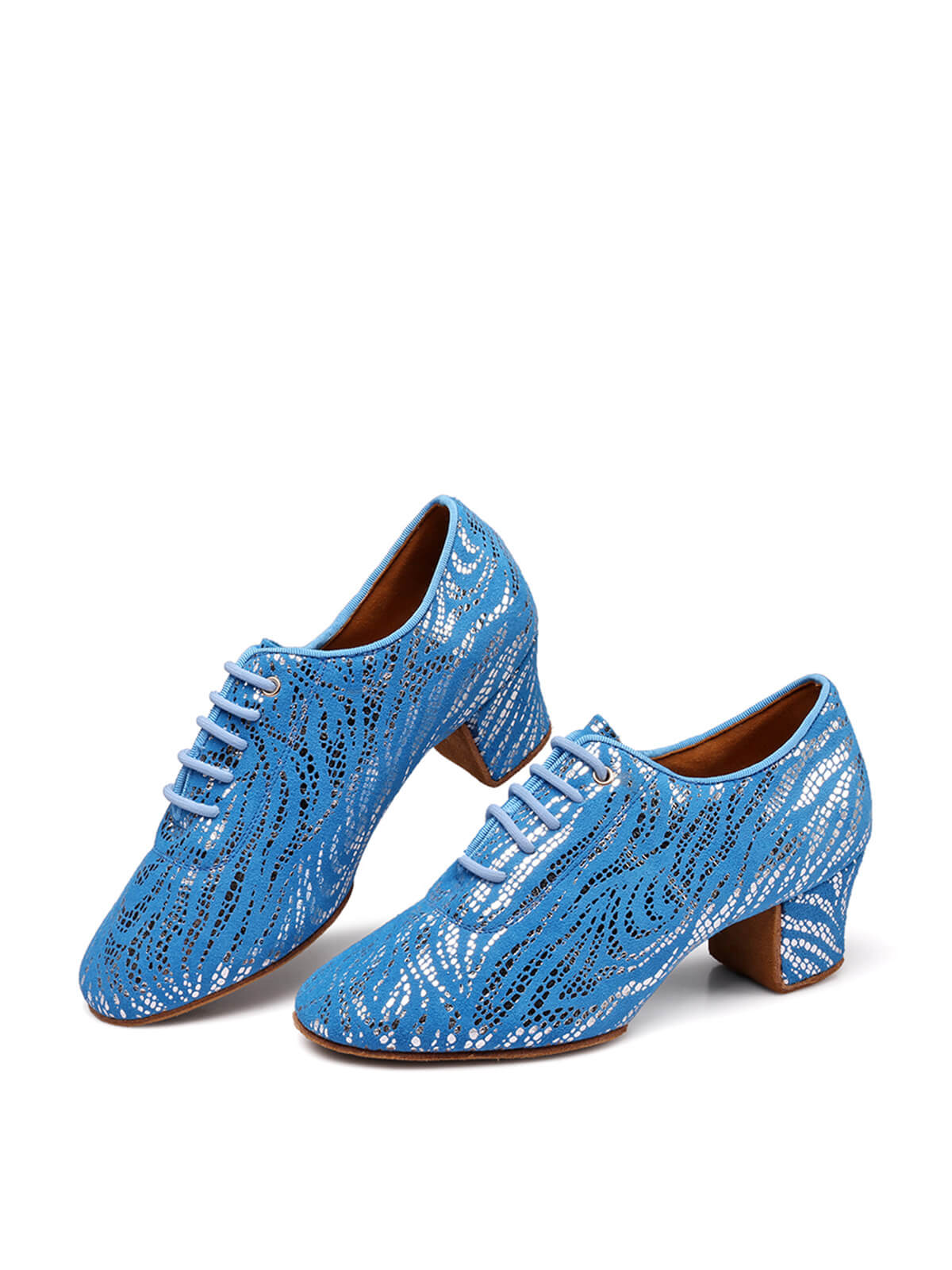 Chaussures à talons Abricot pour danse de salon latine