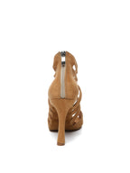 Camel Suede Upper Dance Boots