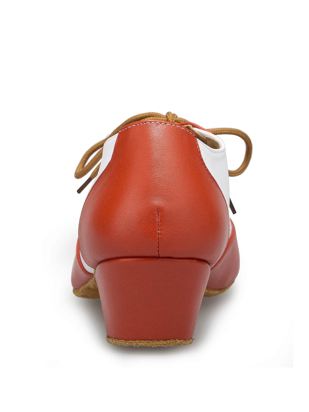 Men's Red & White Spliced Dance Shoes