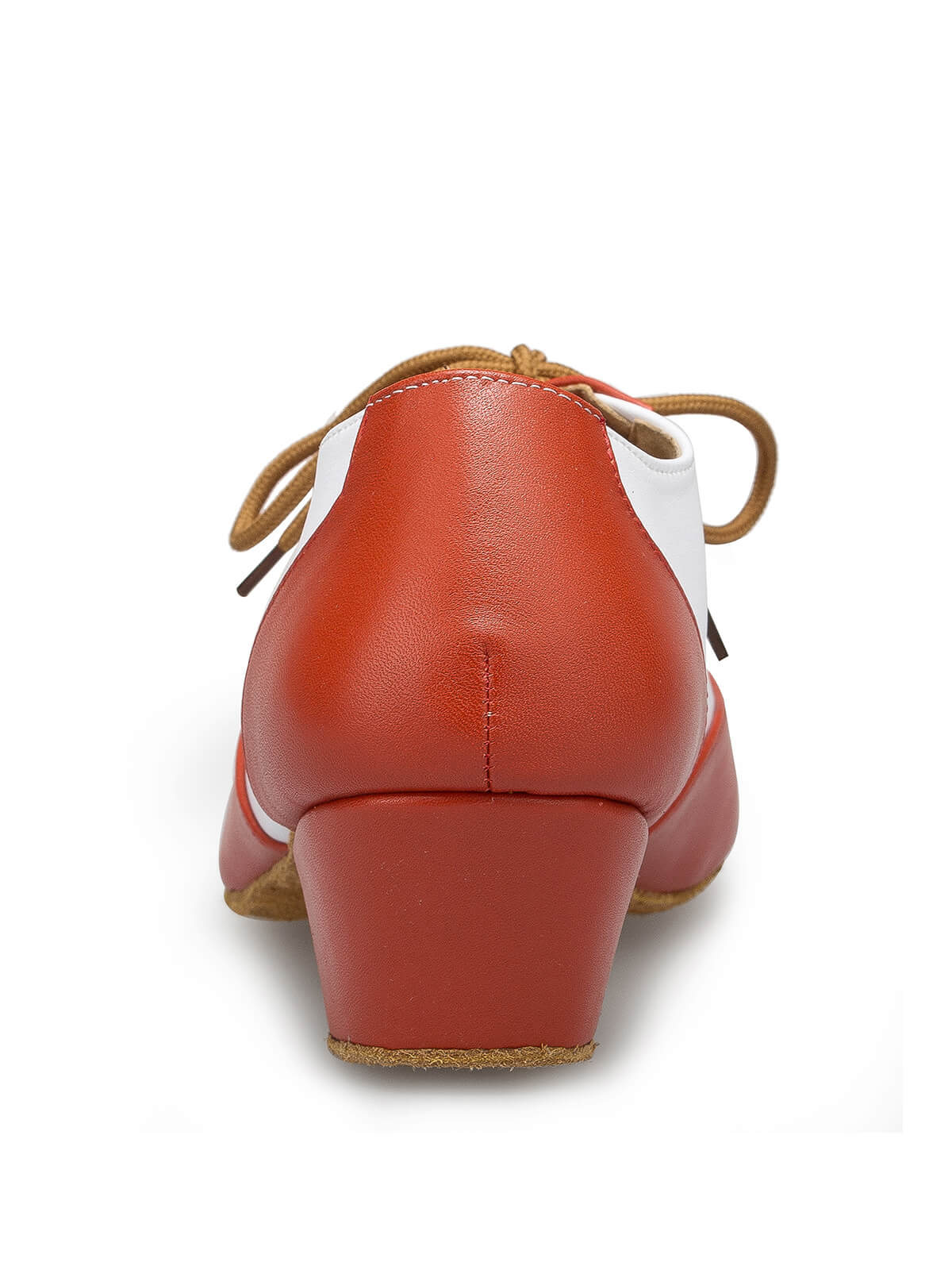 Men's Red & White Spliced Dance Shoes