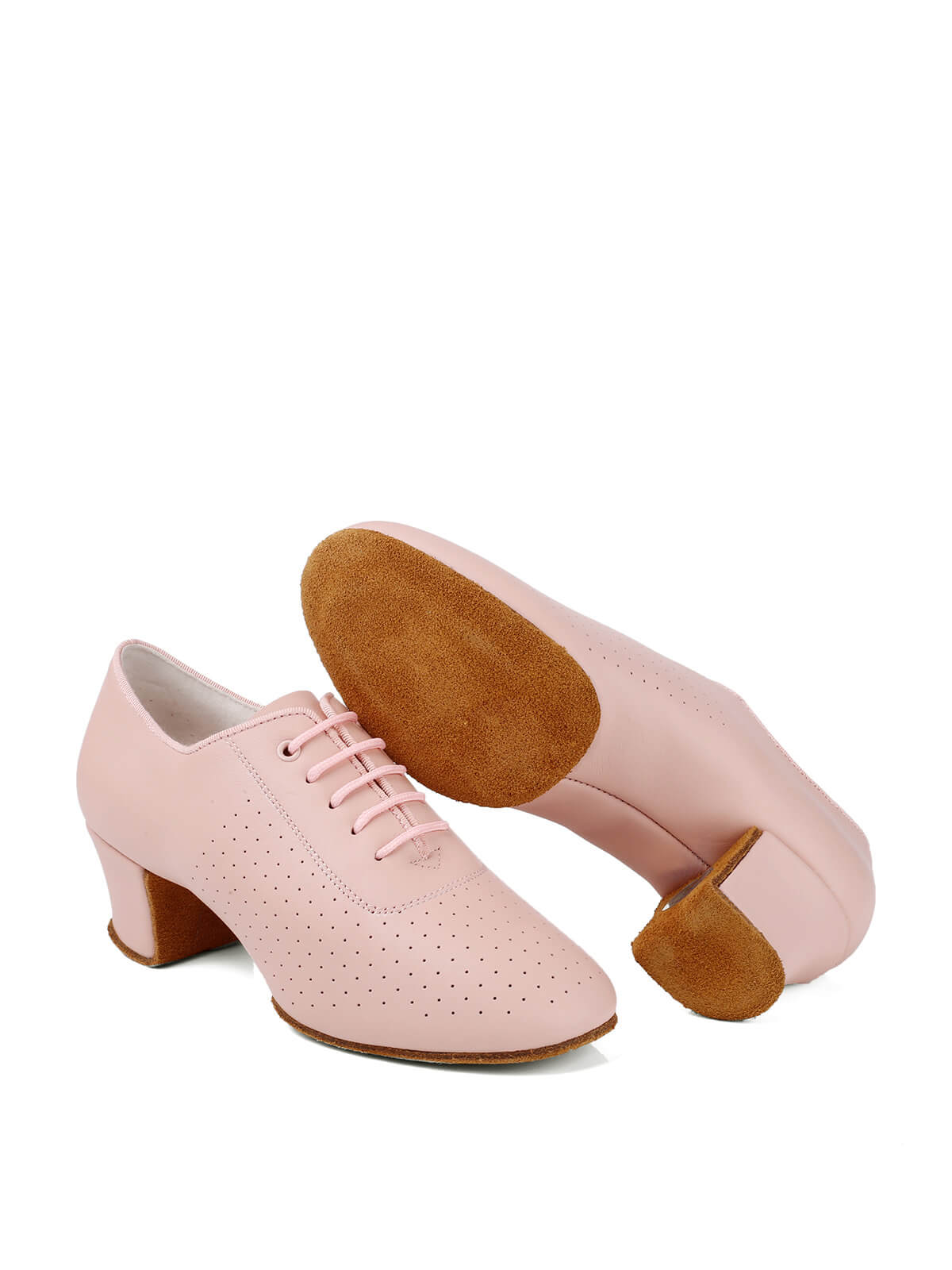 Chaussures à talons Abricot pour danse de salon latine