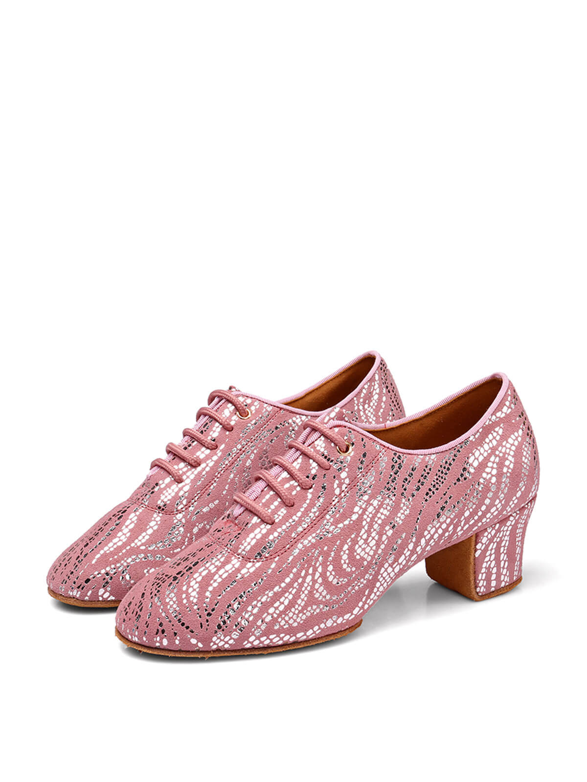 Chaussures à talons Abricot pour danse de salon latine