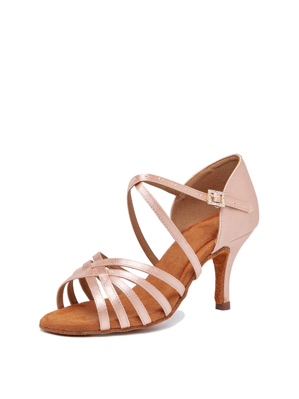 Pink Latin Salsa Practice Dancing Shoes