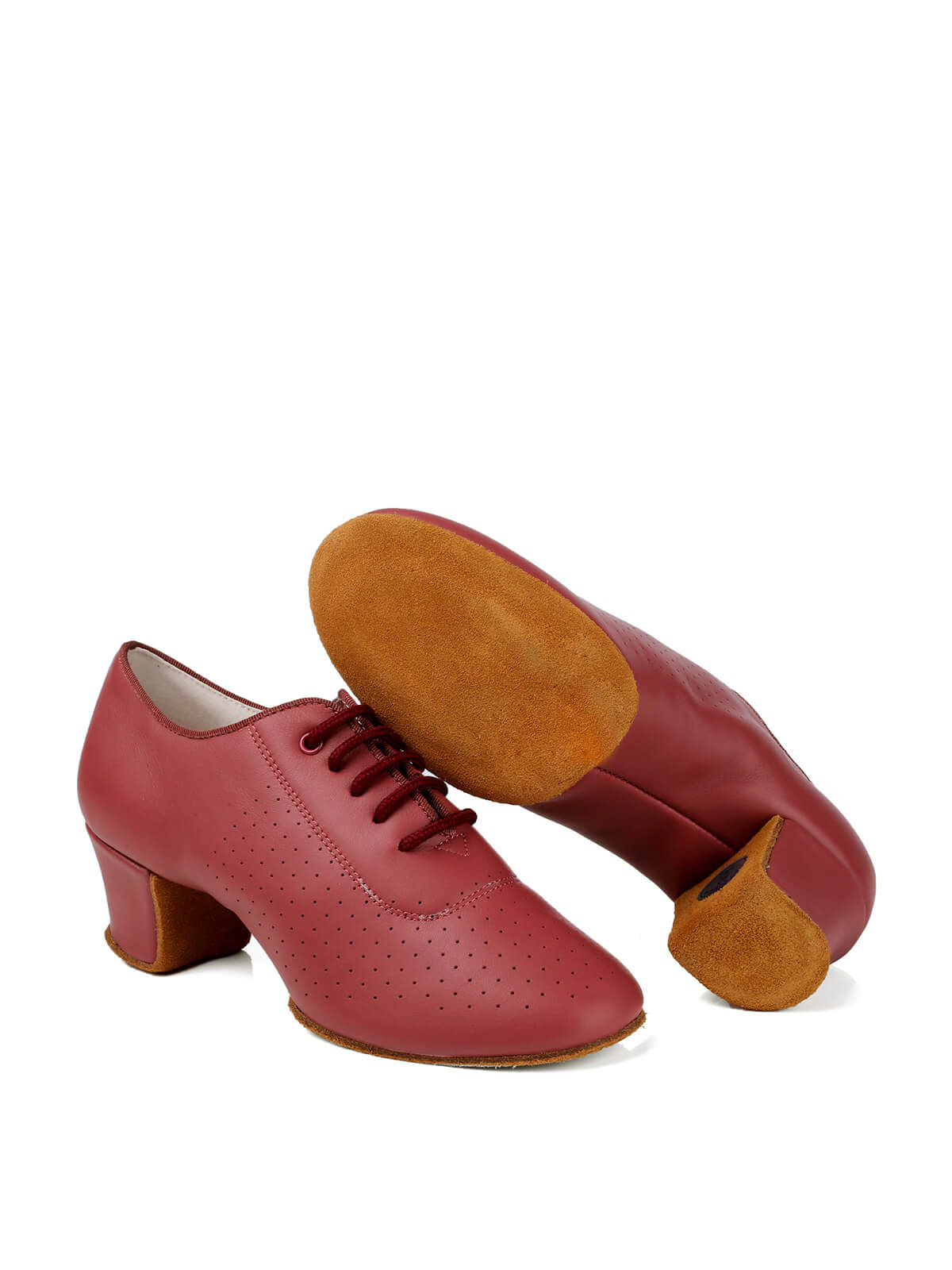 Chaussures à talons Abricot pour danse de salon latine