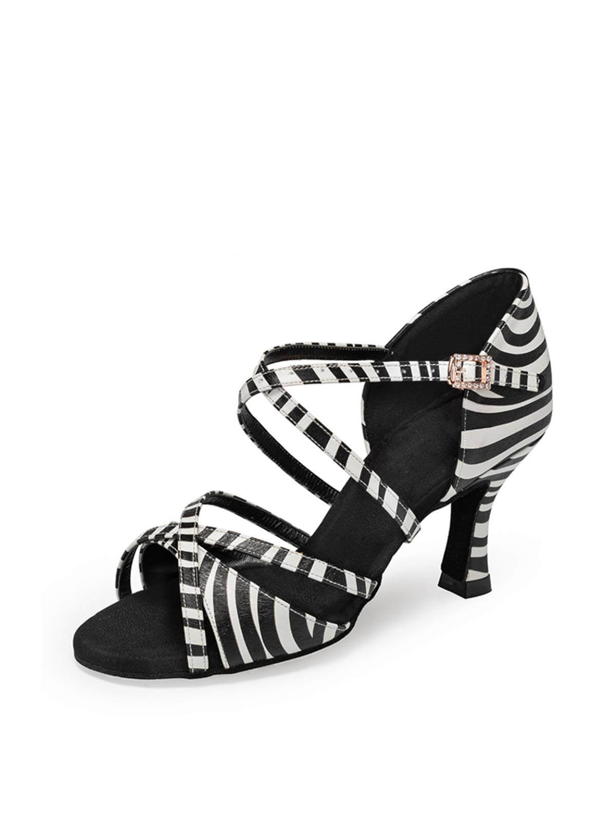 Zebra Print Women's Latin Dancing Shoes