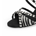 Zebra Print Women's Latin Dancing Shoes