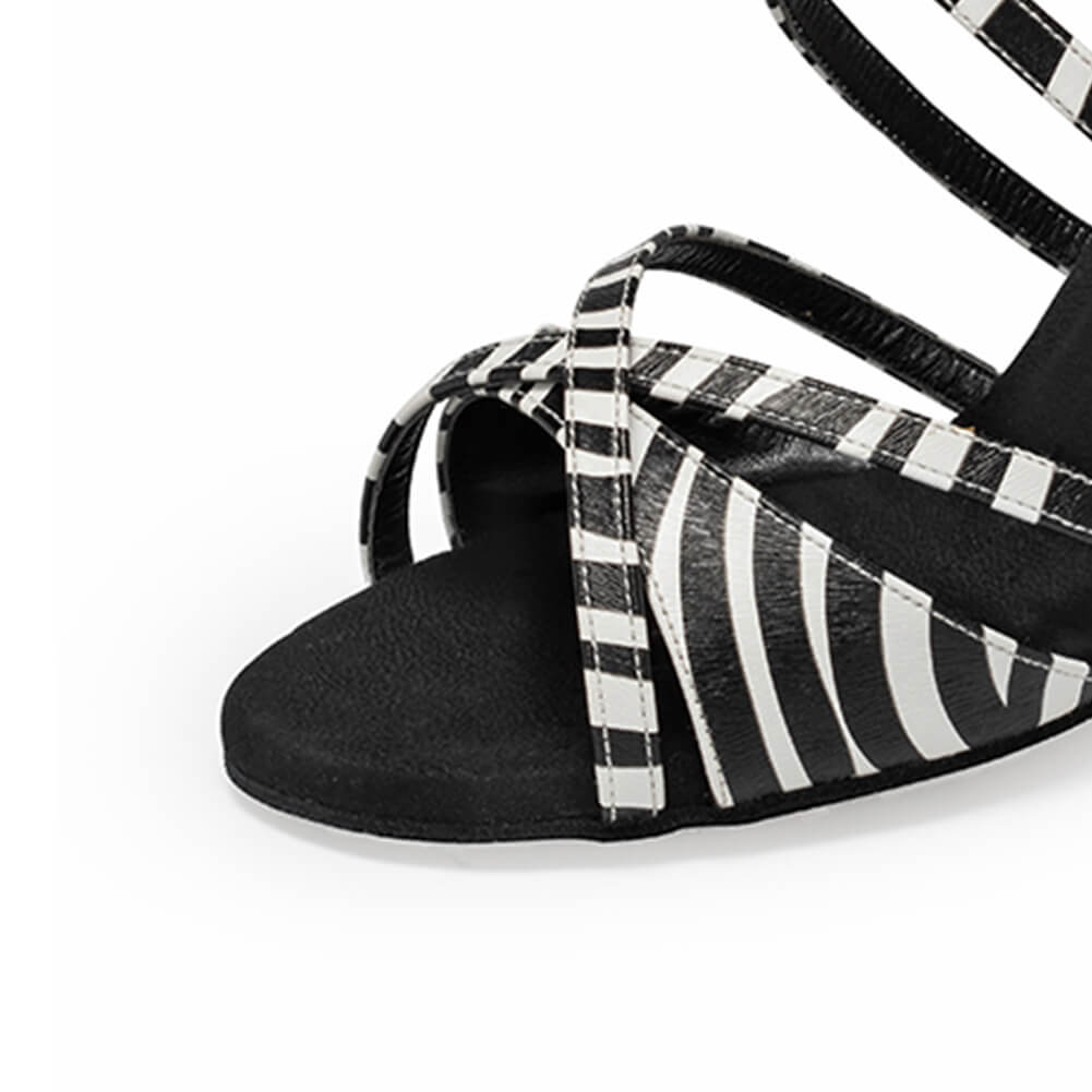 Zebra Print Women's Latin Dancing Shoes