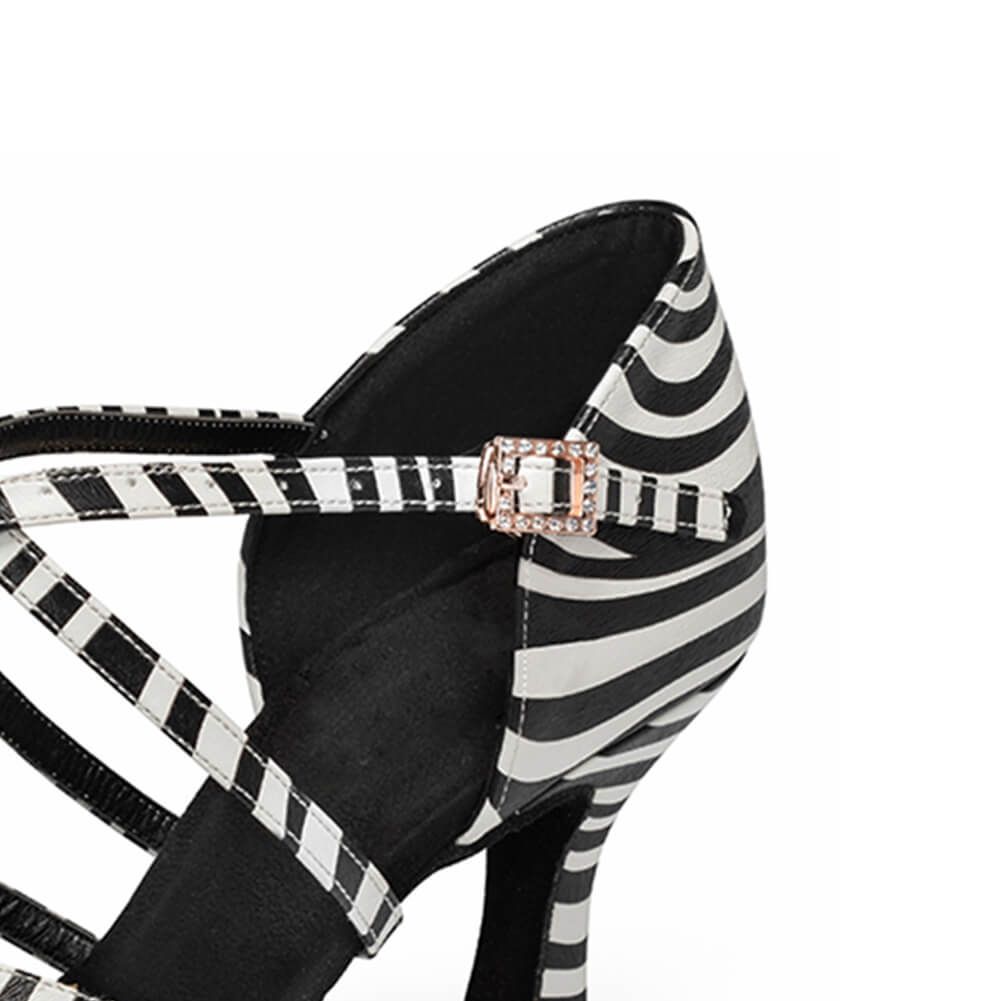 Zebra Print Women's Latin Dancing Shoes